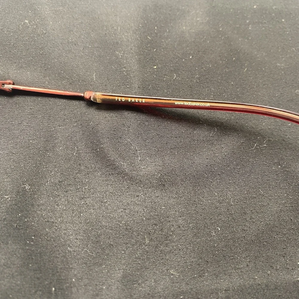 Ted Baker Eyeglasses FRAME ONLY Candy B108 50-18-135  Brown Rose gold 567